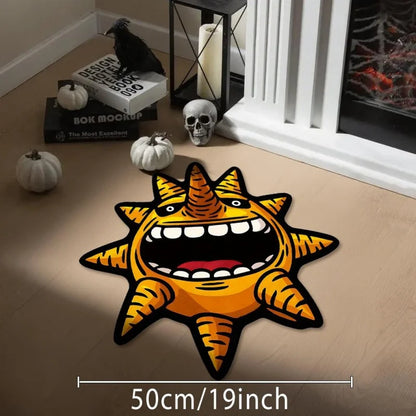 VIKAMA Anime Style Creative Sun Carpet Unique Home Accessories Festival Gifts Creative Living Room Bedroom Decoration Carpet